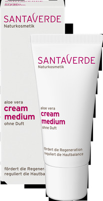 SANTA VERDE ALOE VERA cream medium aloe vera ohne Duft 30 ml Creme