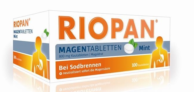 RIOPAN MAGENTABLETTEN Mint - Bei Sodbrennen 100 St Kautabletten