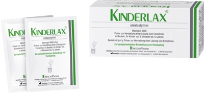 KINDERLAX elektrolytfrei Plv.z.Her.e.Lsg.z.Einn. 3X30 St Pulver zur Herstellung einer Lösung zum Einnehmen