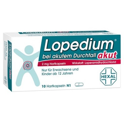 Lopedium akut 10 St Hartkapseln