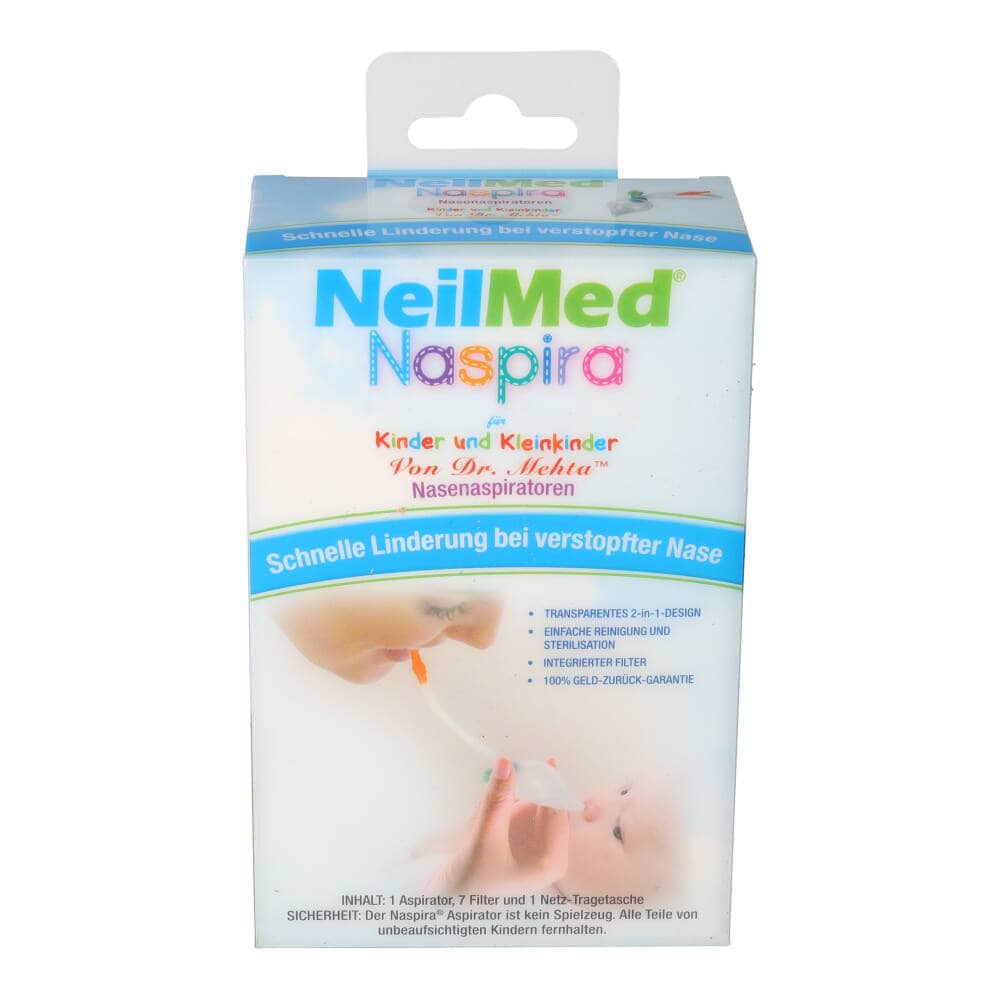 NeilMed Naspira Nasenaspirator Set 1 Packung Kombipackung