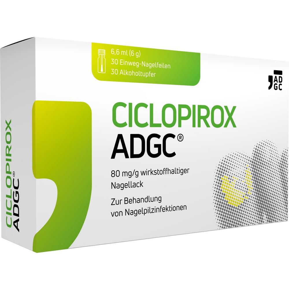 CICLOPIROX ADGC 80 mg/g Nagellack 6.6 ml Wirkstoffhaltiger Nagellack