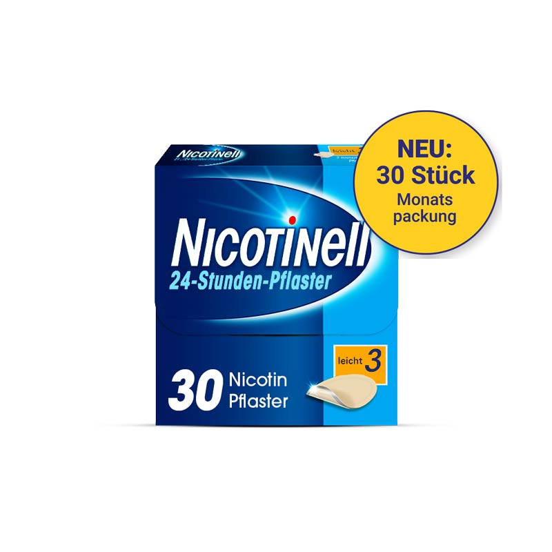 NICOTINELL 7 mg/24-Stunden-Pflaster leicht 30 St Pflaster transdermal