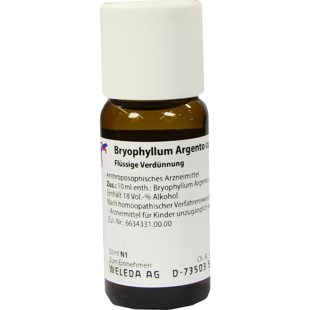WELEDA BRYOPHYLLUM ARGENTO cultum D 3 Dilution 50 ml Dilution