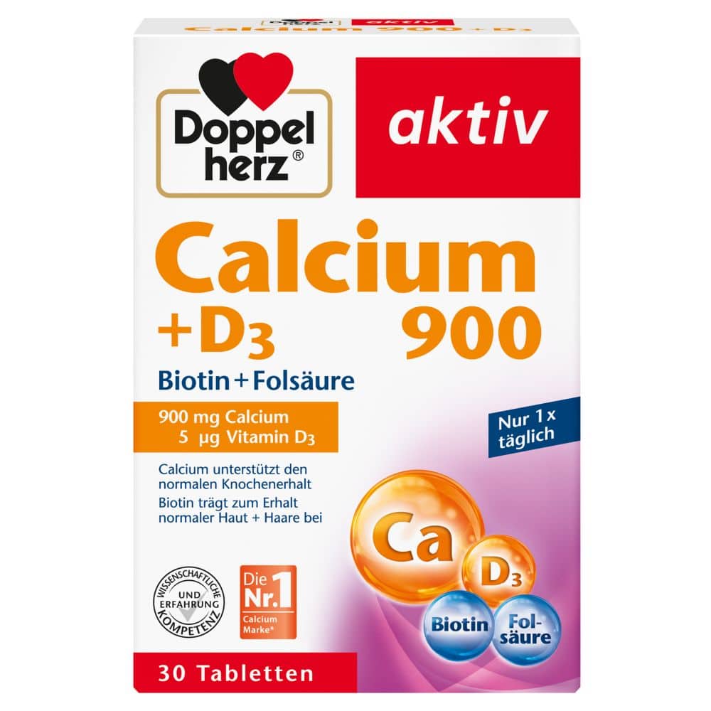 Doppelherz aktiv Calcium 900 + D3 30 St Tabletten