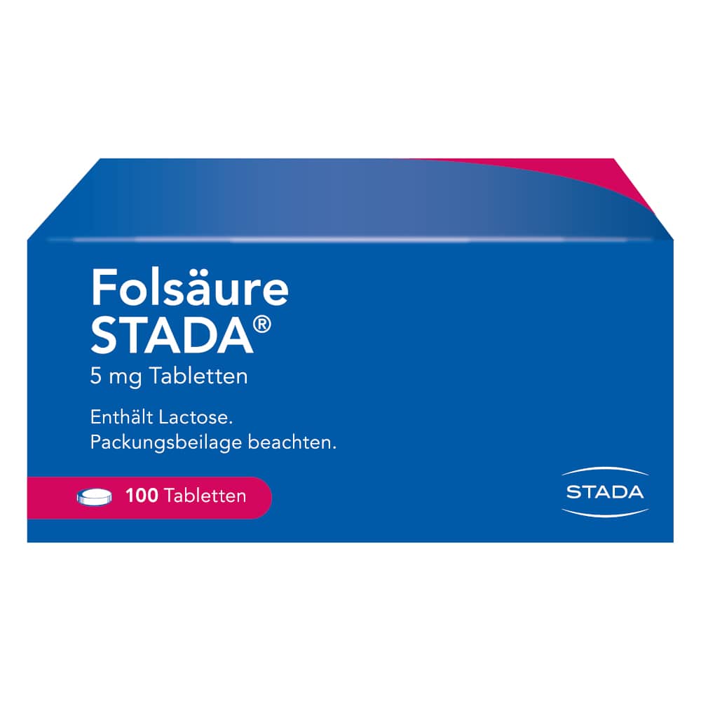 Folsäure STADA 5 mg 100 St Tabletten