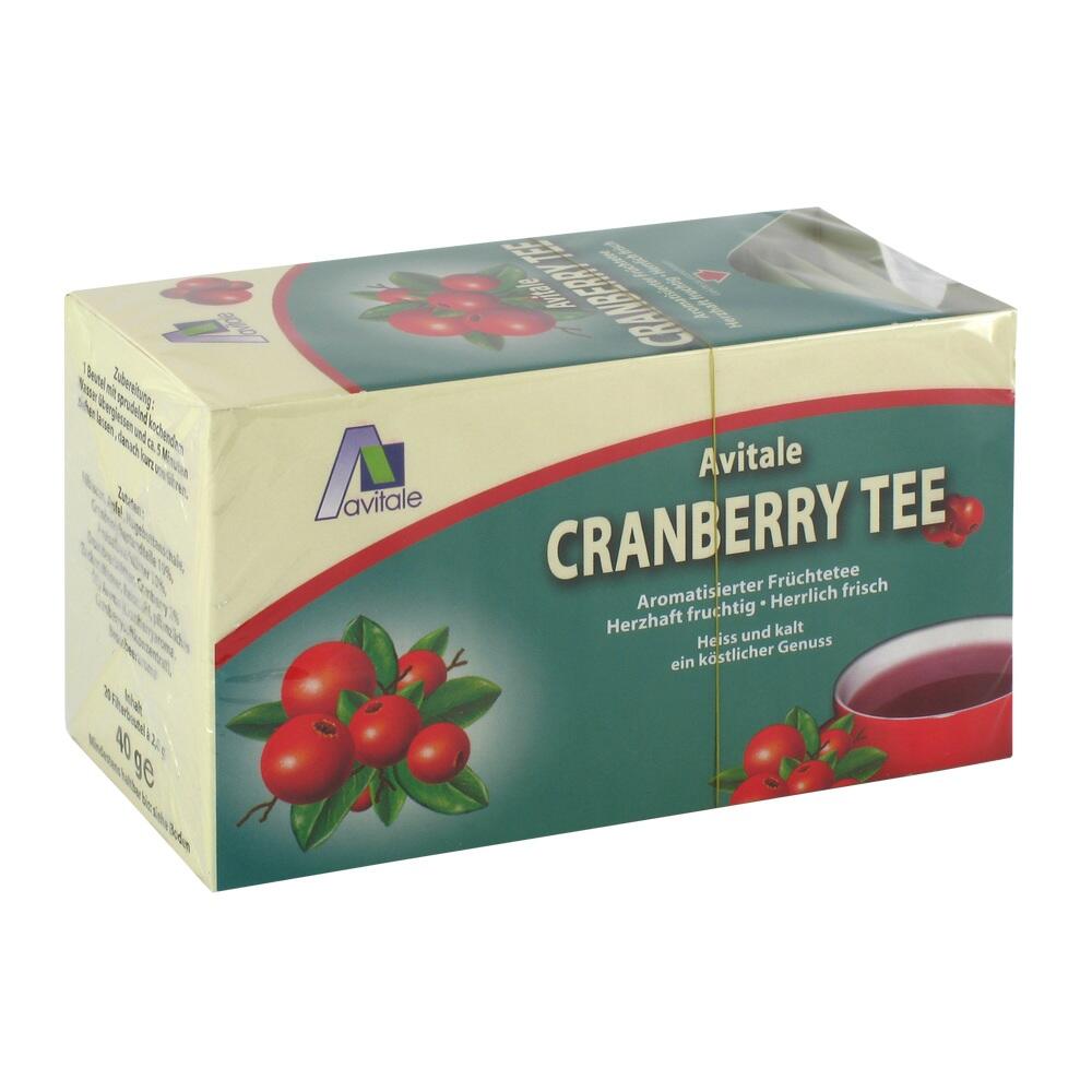 CRANBERRY TEE Filterbeutel 20 St Filterbeutel