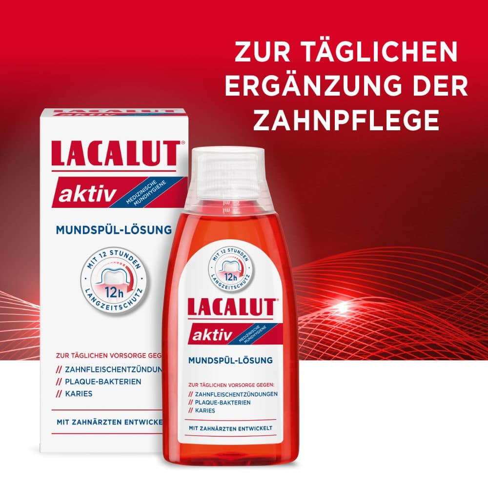 LACALUT aktiv Mundspül-Lösung 300 ml Lösung