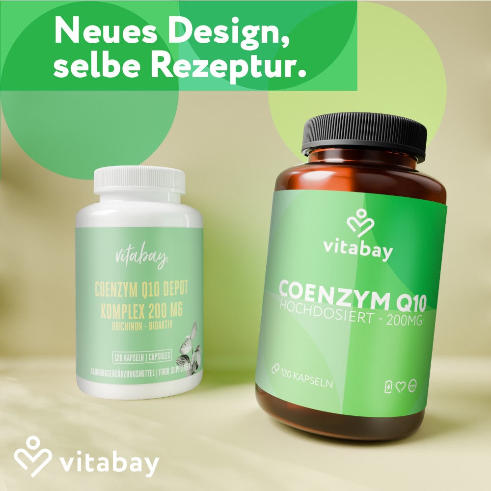 vitabay COENZYM Q10 DEPOT KOMPLEX 200 MG UBICHINON 120 St Kapseln