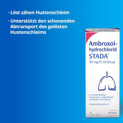 Ambroxol-hydrochlorid STADA 30mg/ 5ml Sirup 100 ml Sirup
