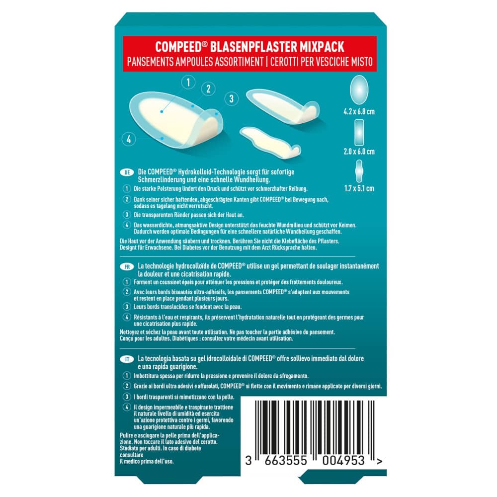 Compeed BLASENPFLASTER MIXPACK 10 St Pflaster