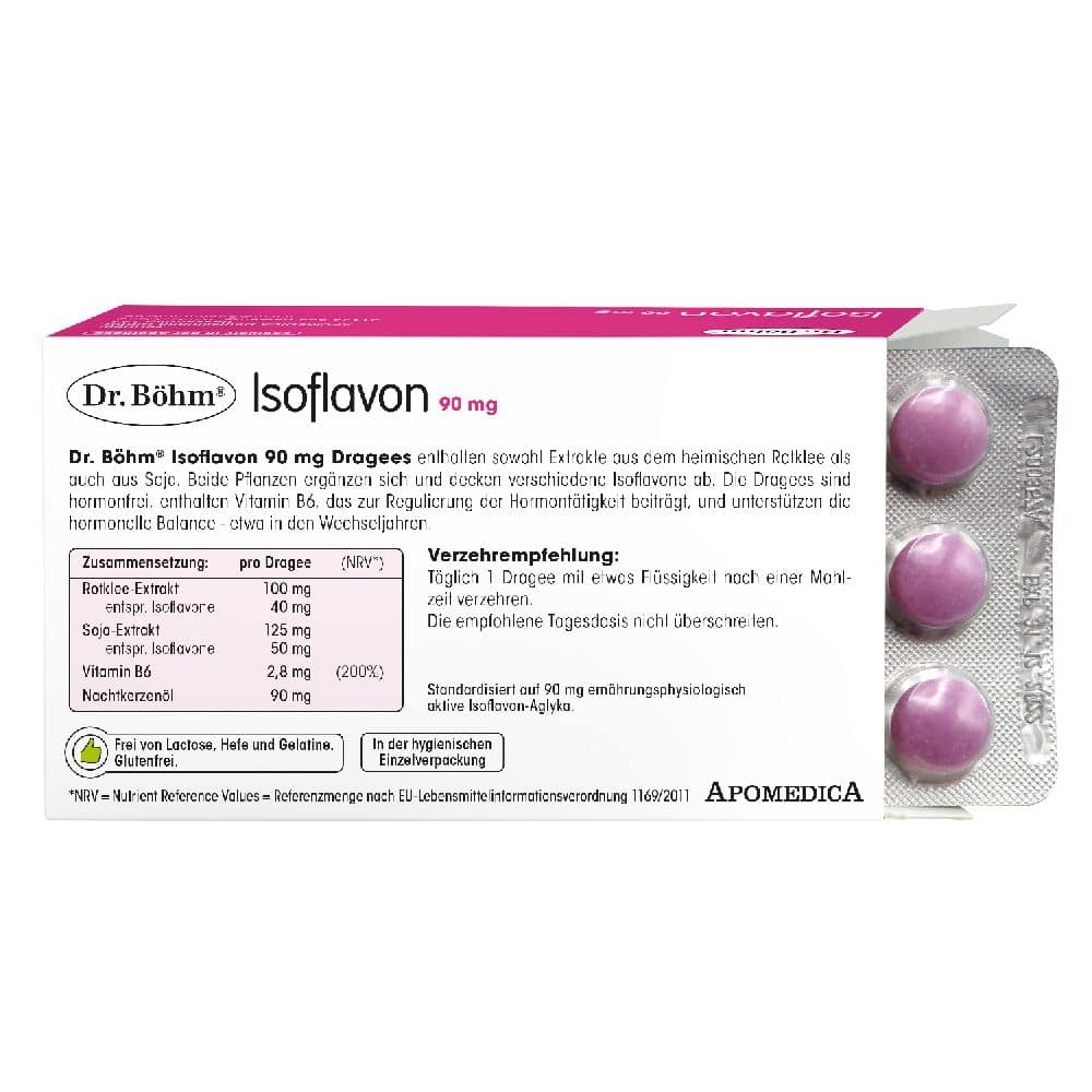 Dr. Böhm Isoflavon 90 mg Dragees 60 St Dragees