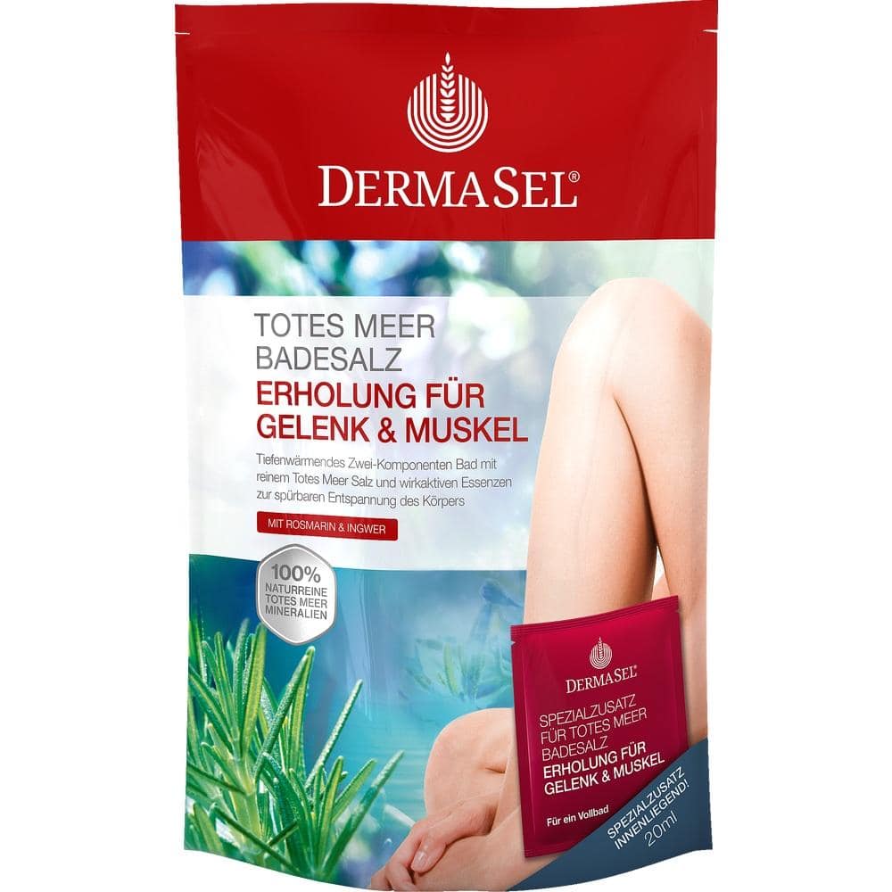DERMASEL Totes Meer Badesalz+Gelenk&Muskel  1 Packung Kombipackung