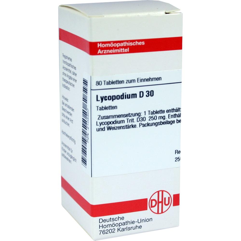LYCOPODIUM D 30 Tabletten 80 St Tabletten