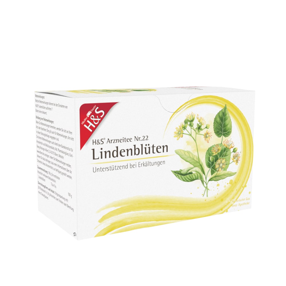 H&S Arzneitee Lindenblüten 20X1.8 g Filterbeutel