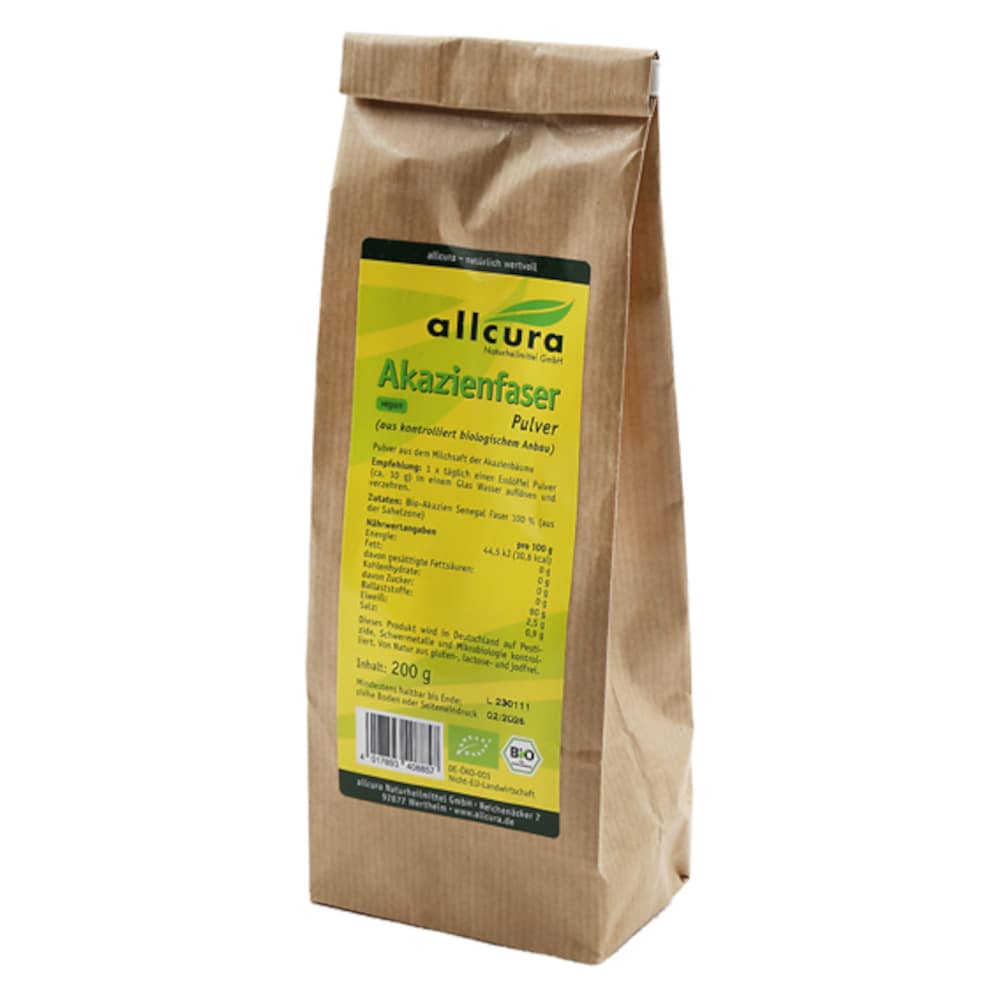 allcura Akazienfaser Pulver 200 g Pulver