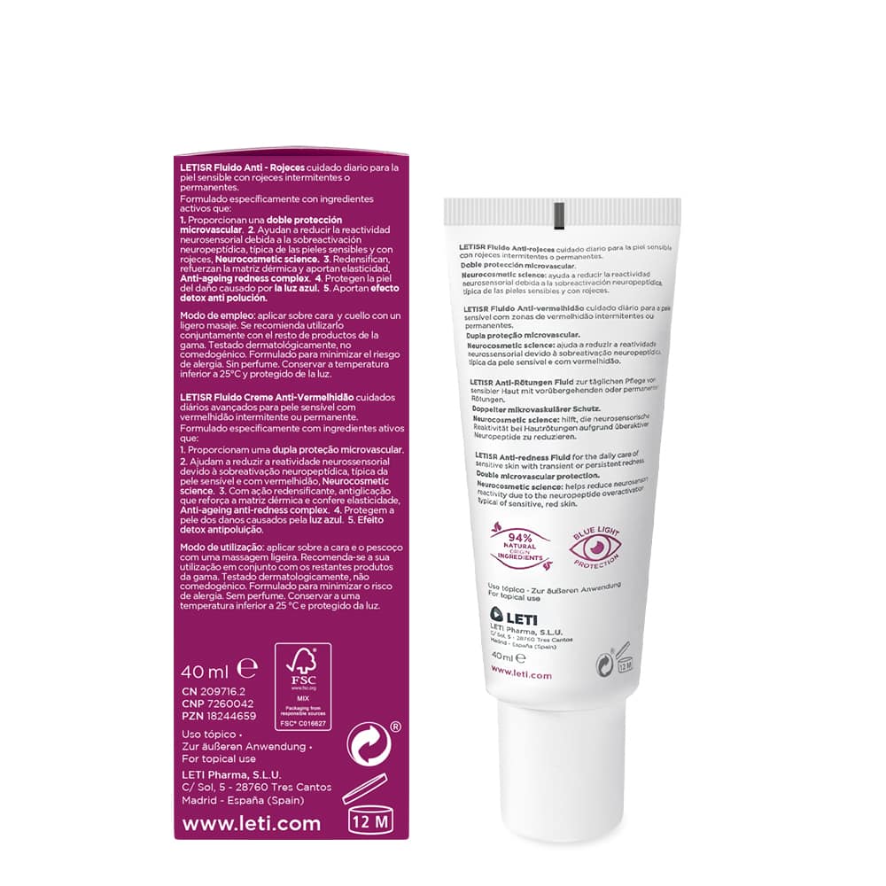 LETI SR ANTI-RÖTUNGEN FLUID 40 ml Emulsion