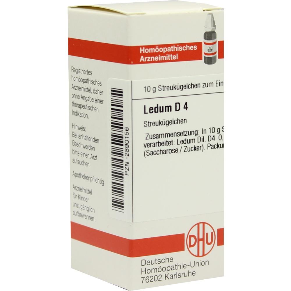 LEDUM D 4 Globuli 10 g Globuli