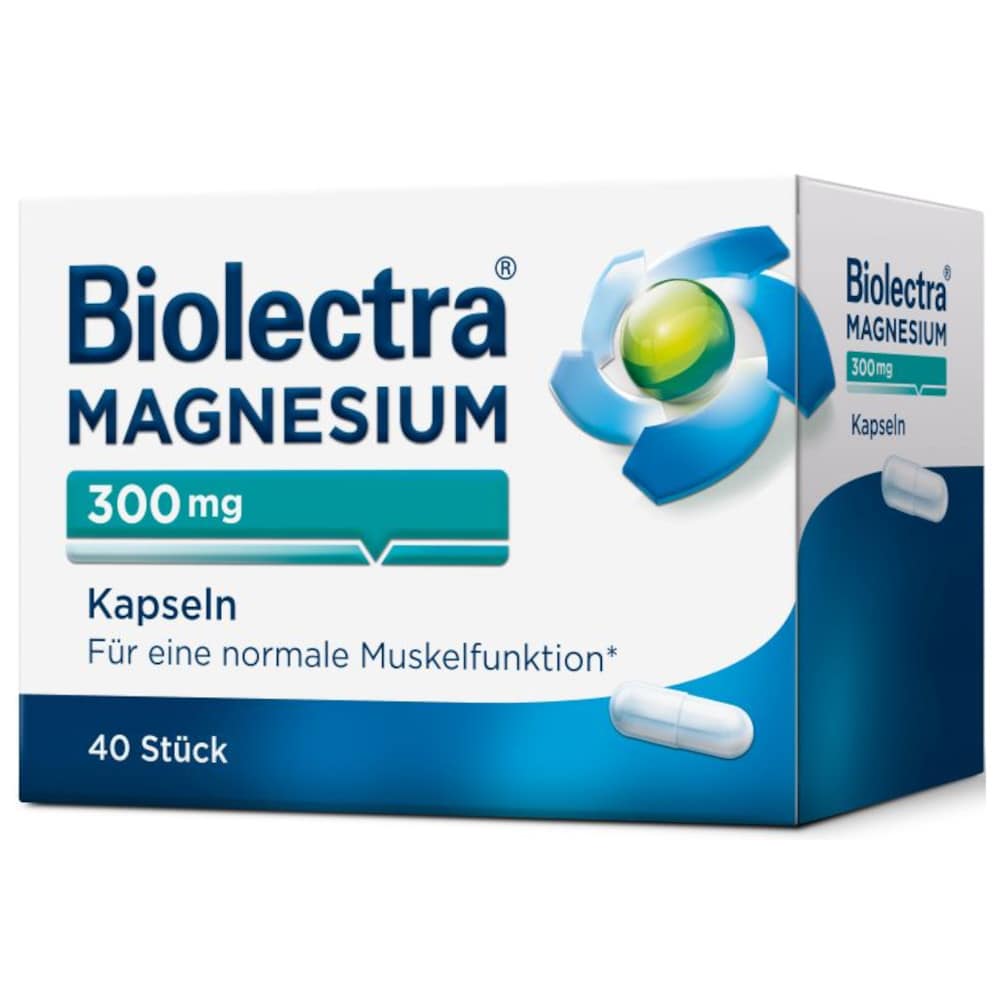 Biolectra MAGNESIUM 300mg 40 St Kapseln