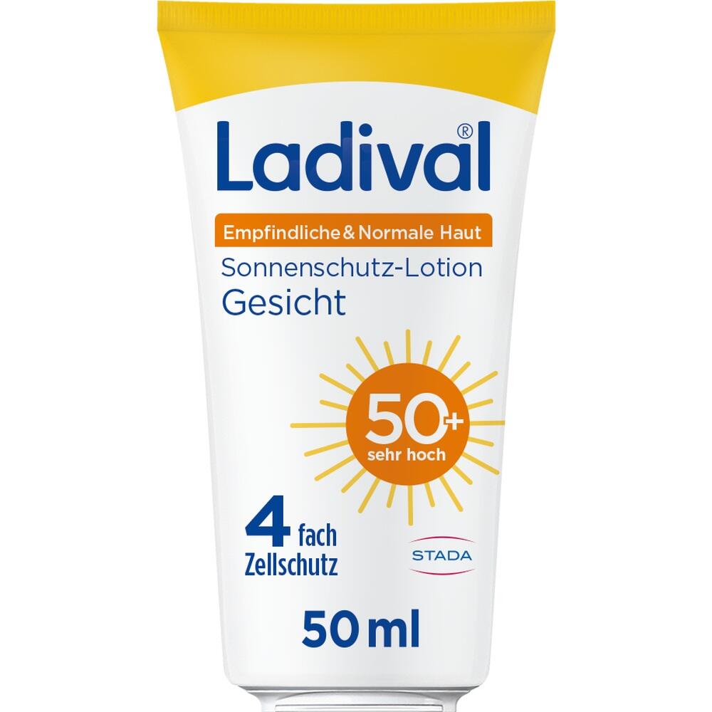 Ladival Empfindliche & Normale Haut Sonnenschutz-Lotion Gesicht LSF 50+ 50 ml Lotion