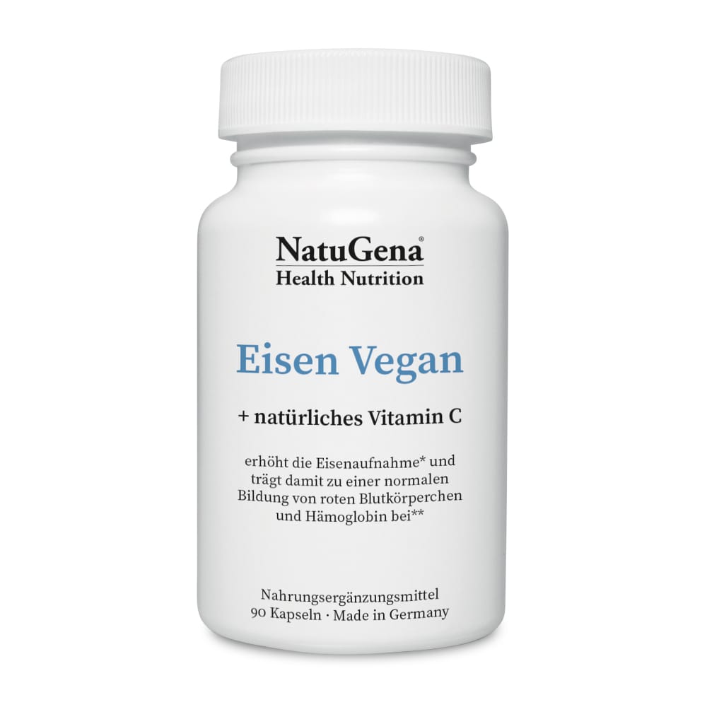 NatuGena Eisen Vegan  90 St Kapseln