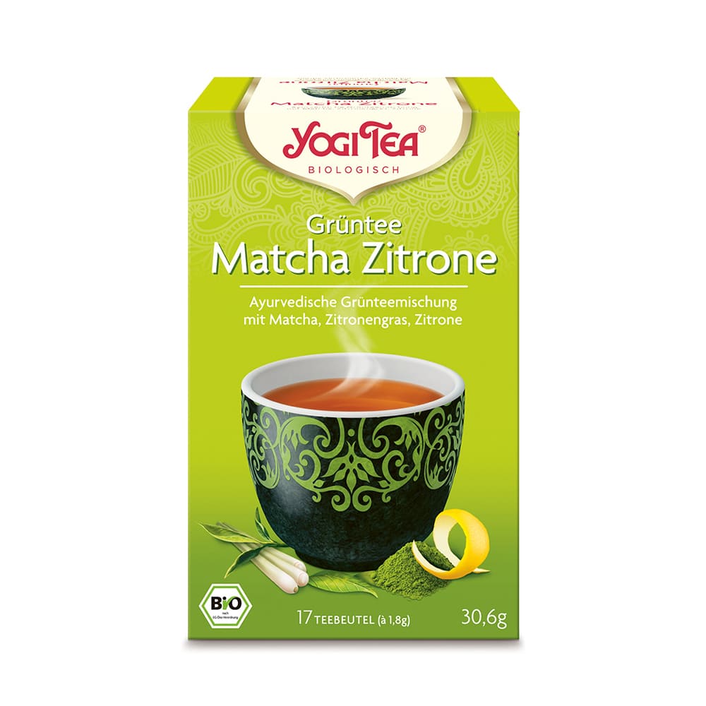 YOGI TEA Grüntee Matcha Zitrone Filterbeutel 17X1.8 g Filterbeutel