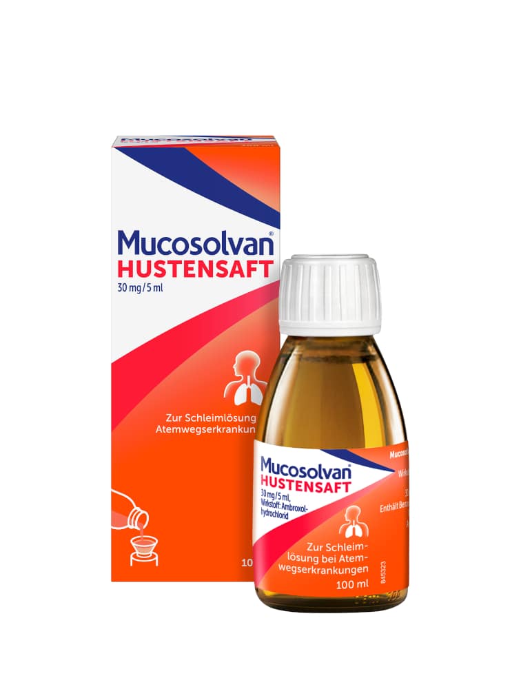 Mucosolvan HUSTENSAFT 30 mg/5 ml 250 ml Lösung zum Einnehmen