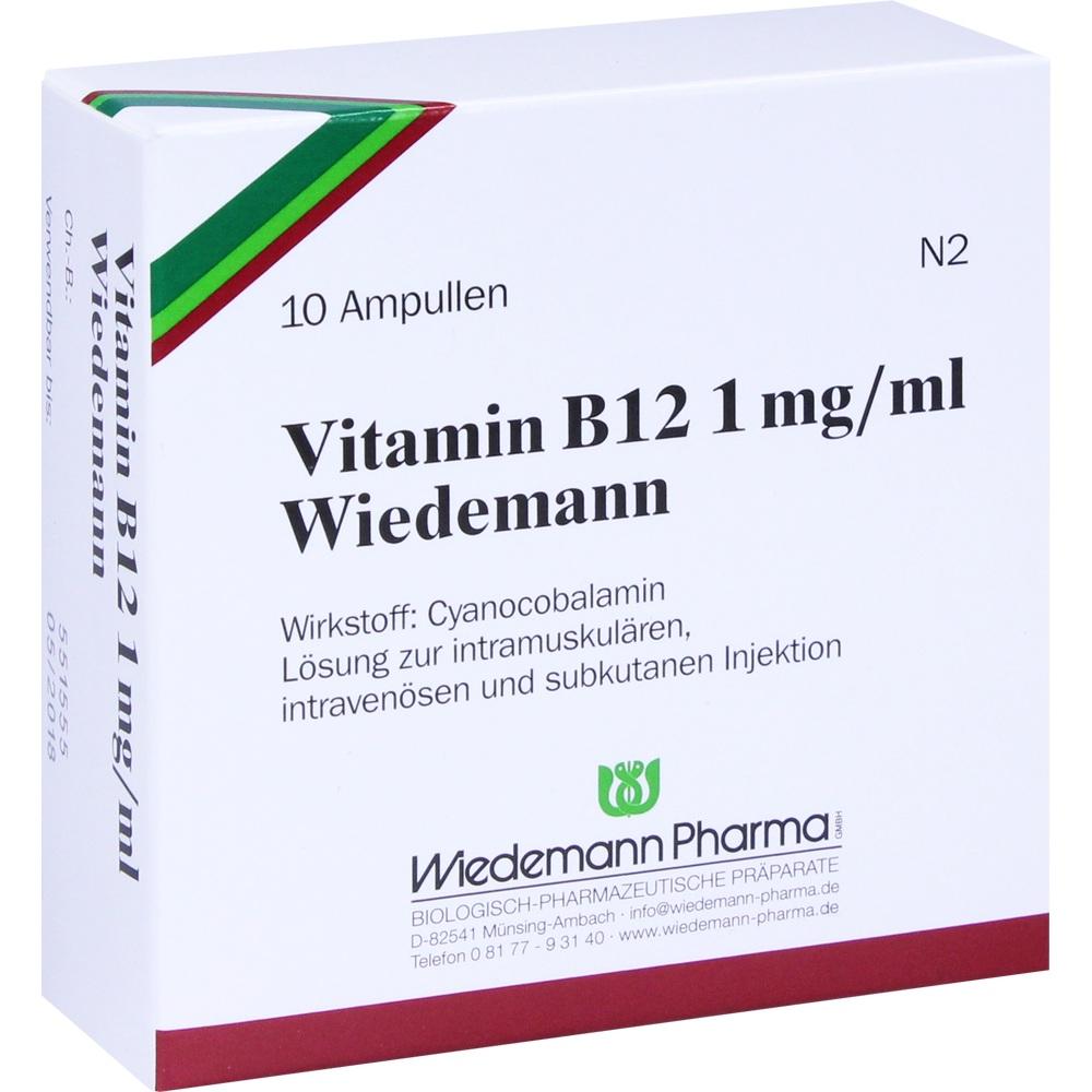 VITAMIN B12 Wiedemann Ampullen 10 St Injektionslösung