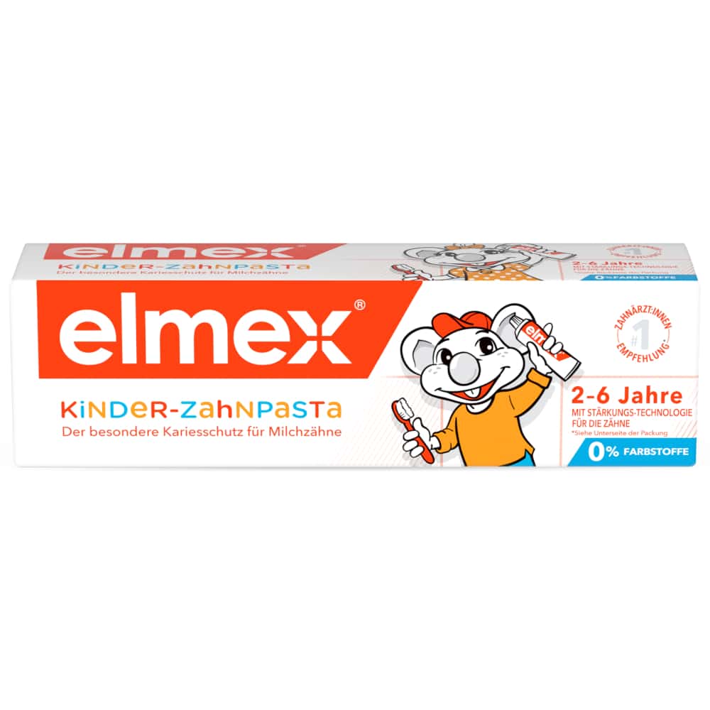 elmex Kinder-Zahnpasta KARIESSCHUTZ für Milchzähne 50 ml Zahnpasta
