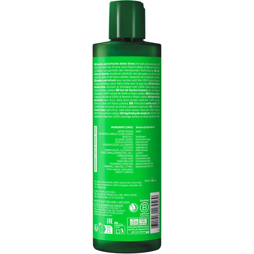 WELEDA Refresh SHOWER CREAM Citrus 400 ml Duschgel