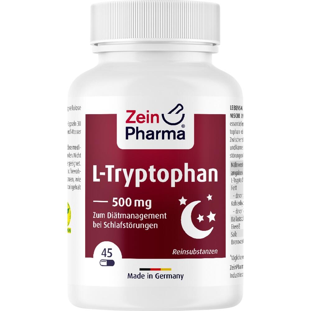 Zein Pharma L-Tryptophan 500 mg 45 St Kapseln