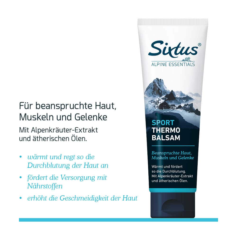 Sixtus  SPORT THERMO BALSAM 125 ml Balsam