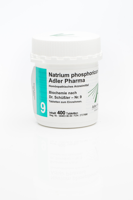Natrium phosphoricum D6 Adler Pharma Biochemie nach Dr. Schüßler Nr.9, Tablette 400 St Tabletten