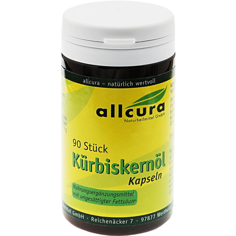 allcura Kürbiskernöl Kapseln 90 St Kapseln