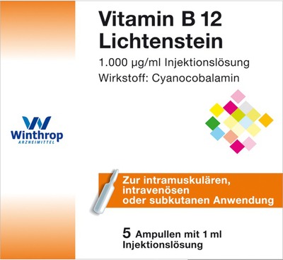 VITAMIN B12 1.000 µg Lichtenstein Ampullen 5X1 ml Ampullen