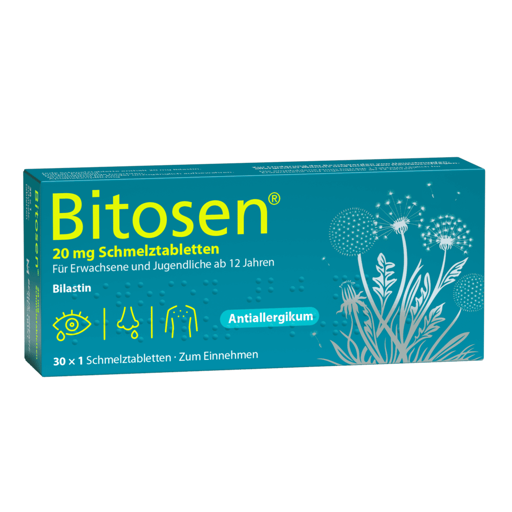 Bitosen 20 mg Antiallergikum 30 St Schmelztabletten