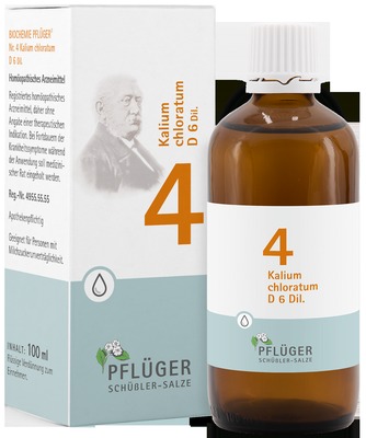 Schüßler-Salz Nr. 4 Kalium chloratum D6 100 ml Tropfen