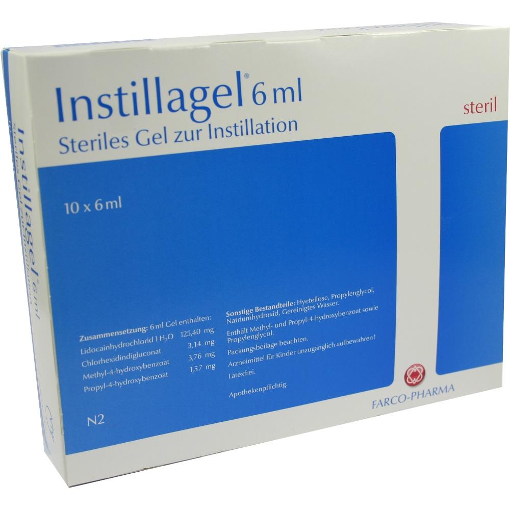 INSTILLAGEL 10X6 ml Gel