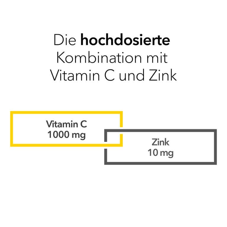 Vitamin C plus Zink-ratiopharm 40 St Brausetabletten
