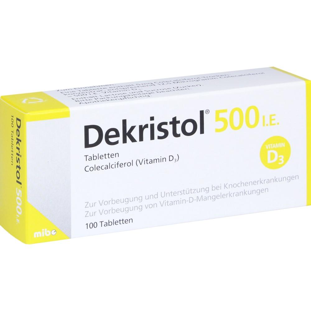 DEKRISTOL 500 I.E. Vitamin D3 100 St Tabletten