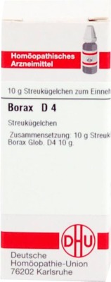 BORAX D 4 Globuli 10 g Globuli