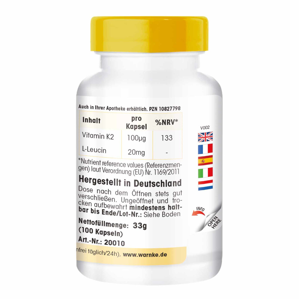 Vitamin K2 Kapseln 100 St Kapseln
