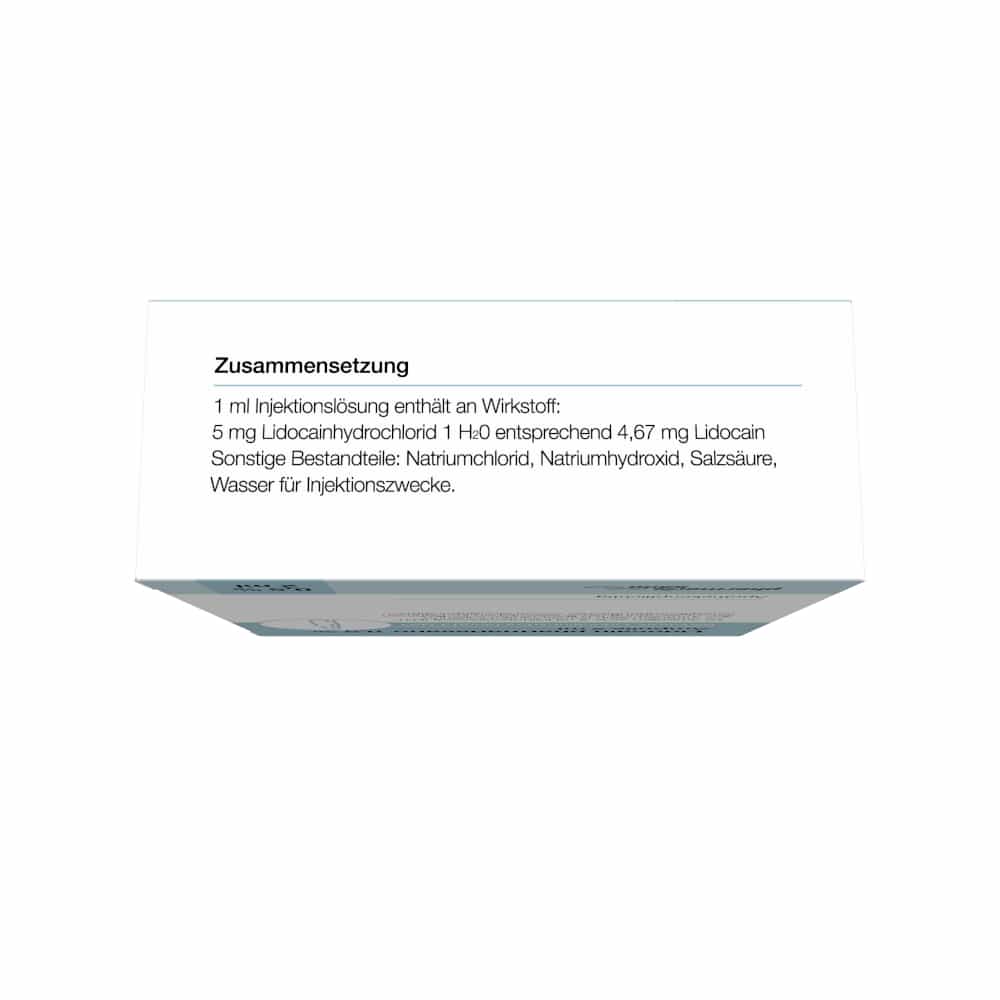 Lidocain pharmarissano 0,5% Ampulle 2 ml 10X2 ml Injektionslösung