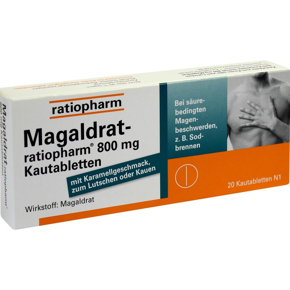 Magaldrat-ratiopharm 800mg 20 St Tabletten