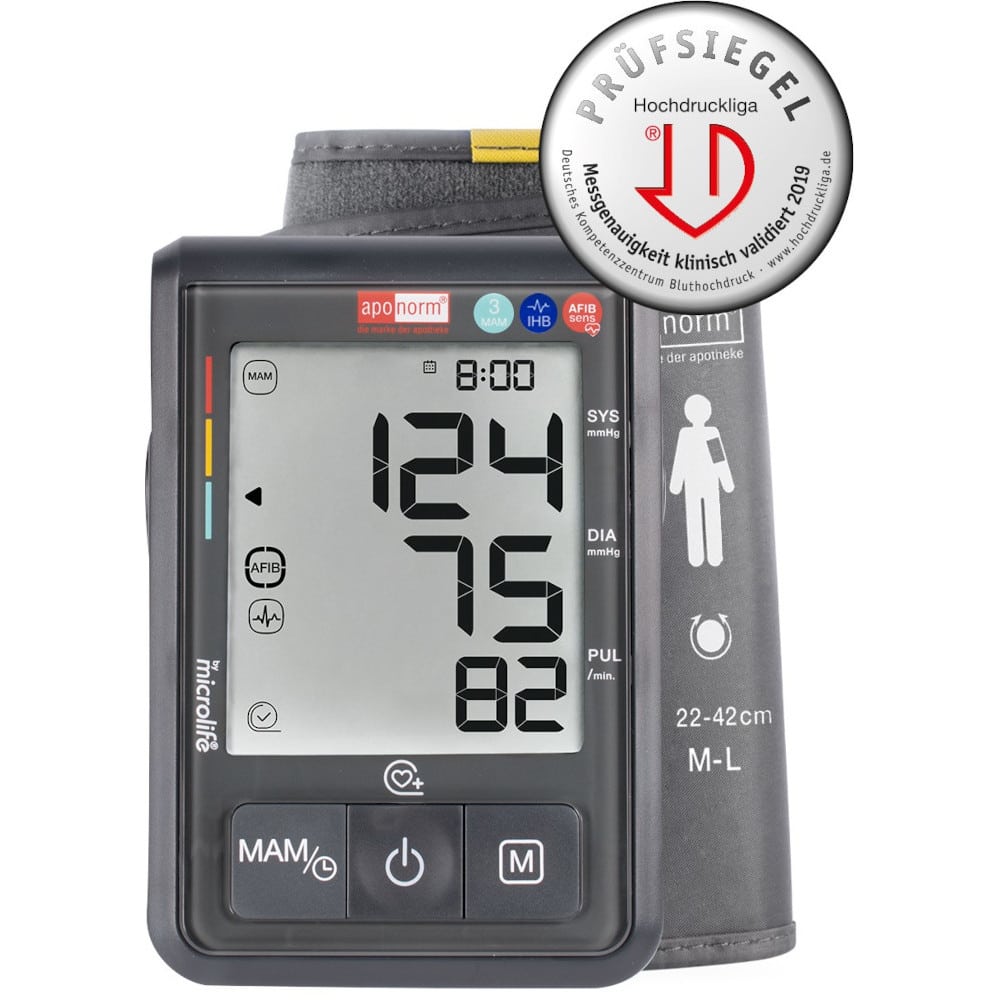 aponorm Blutdruckmessgerät Oberarm PROFESSIONAL CONTROL 1 St