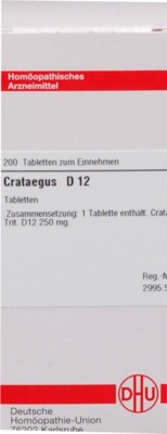 CRATAEGUS D 12 Tabletten 200 St Tabletten