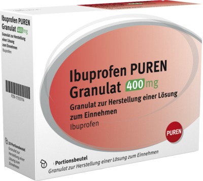 Ibuprofen PUREN 400mg 50 St Granulat