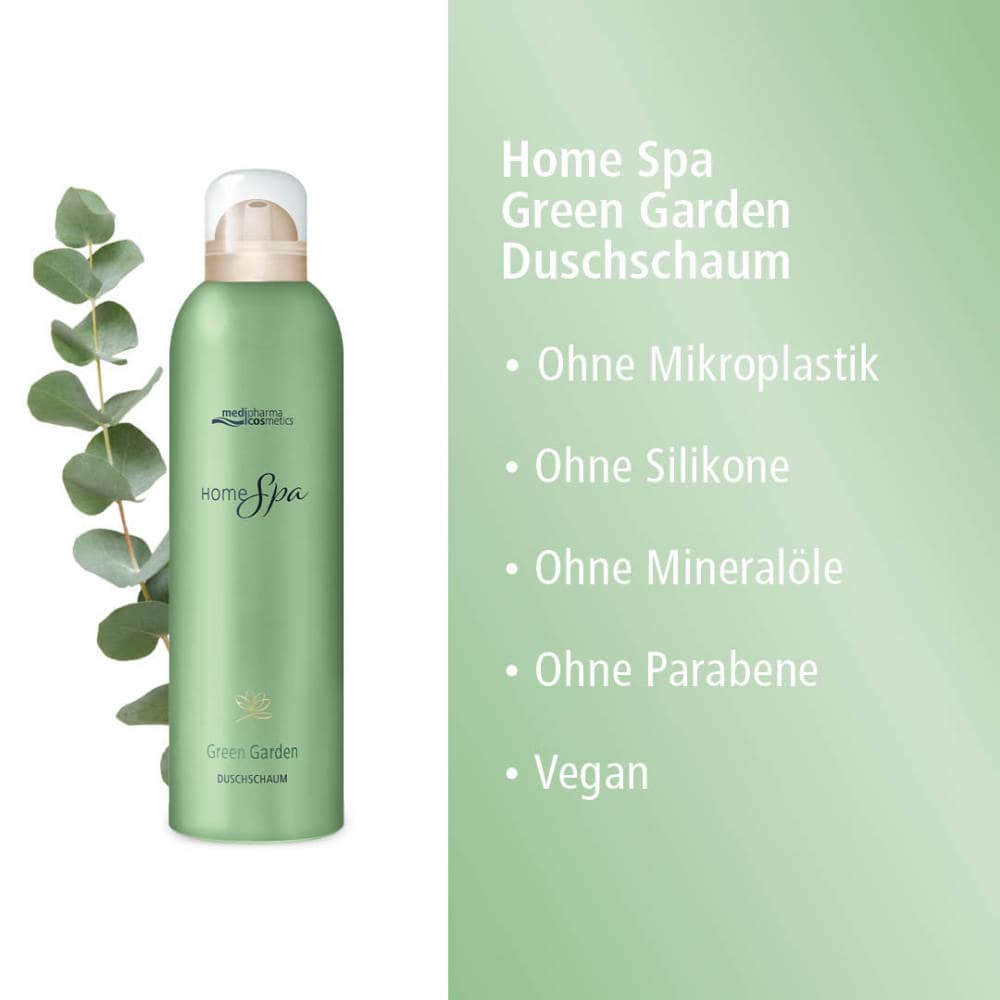 medipharma HomeSpa Green Garden Duschschaum 200 ml Duschgel