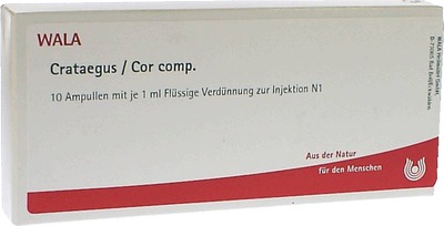 Crataegus/Cor comp.Ampullen 10X1 ml Ampullen