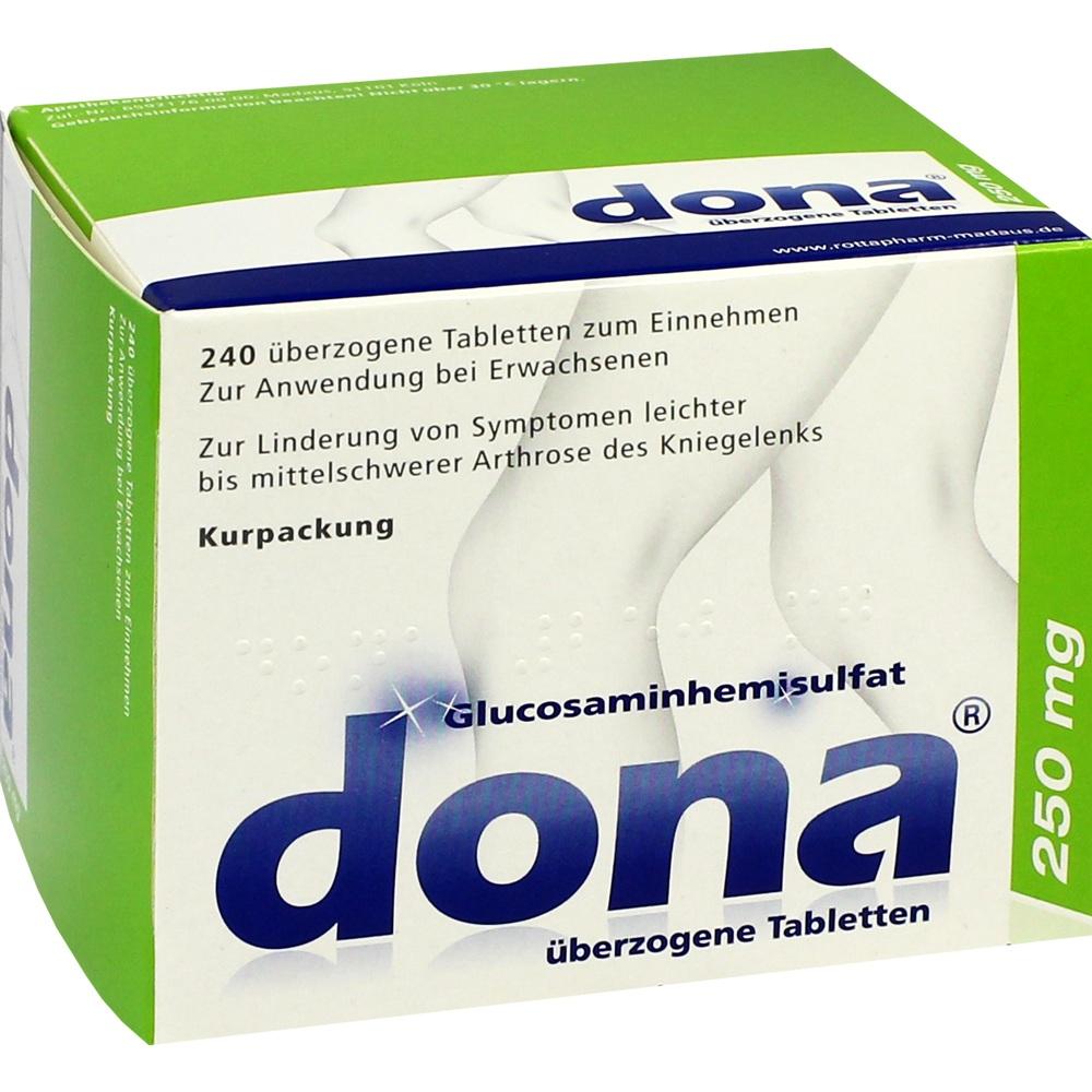 Dona 250mg 240 St Überzogene Tabletten